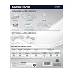 Satco Starfish, 50 Foot LED Eave String Light, RGBTW, 120V, Remote Included, White, alternate view [Satco-S11297|CUSTOM|2]