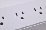 Satco Starfish, 4 Outlet Smart Power Strip, White, alternate view [Satco-S11574|CUSTOM|1]