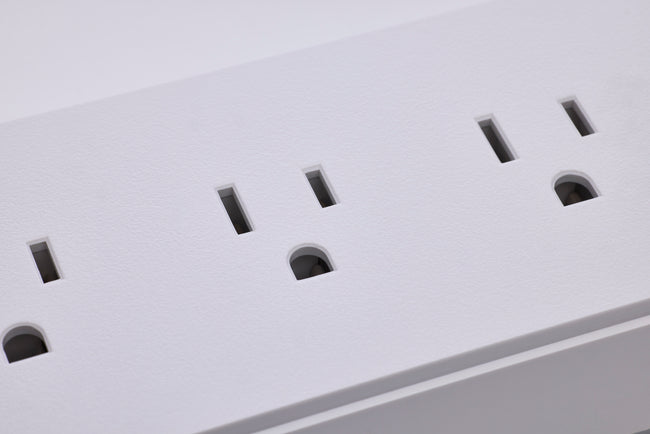Satco Starfish, 4 Outlet Smart Power Strip, White, alternate view [Satco-S11574|CUSTOM|1]