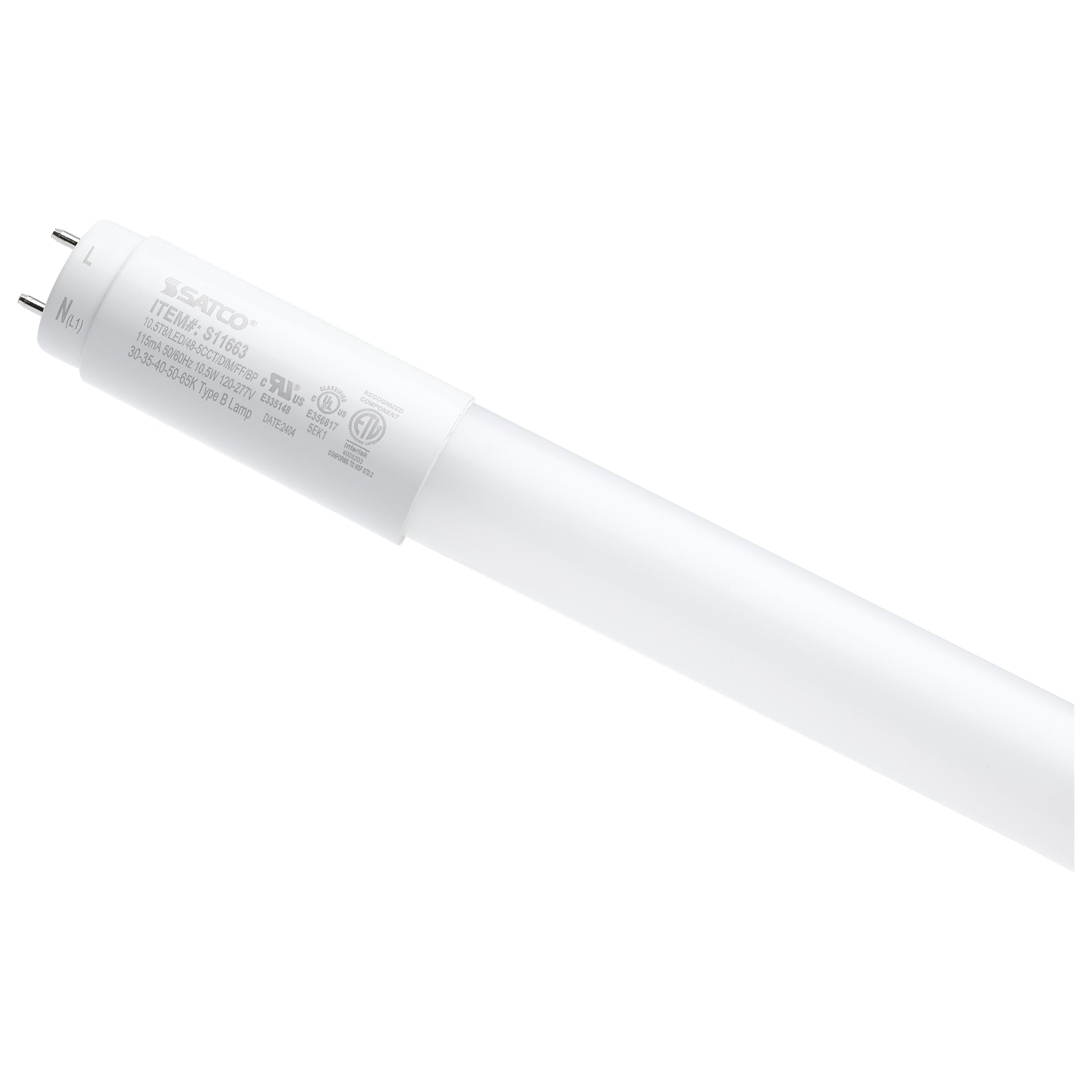 Satco - S11663 - Light Bulb - Frost from Lighting & Bulbs Unlimited in Charlotte, NC