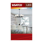 Satco 6W (40W Equivalent) A19 Standard LED Bulb, E26 Medium Base, Selectable 2700K-5000K, 90+ CRI, Damp Rated, Single (Box), alternate view [Satco-S11770R1|CUSTOM|2]