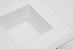 Satco Field Selectable LED Downlight Retrofit, Deep Baffle, Square, 120V, 4 Inch / 5.8/7/9.5 Watt, 27K/30K/35K/40K/50K CCT, alternate view [Satco-S11884|CUSTOM|2]