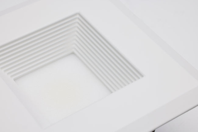 Satco Field Selectable LED Downlight Retrofit, Deep Baffle, Square, 120V, 4 Inch / 5.8/7/9.5 Watt, 27K/30K/35K/40K/50K CCT, alternate view [Satco-S11884|CUSTOM|2]