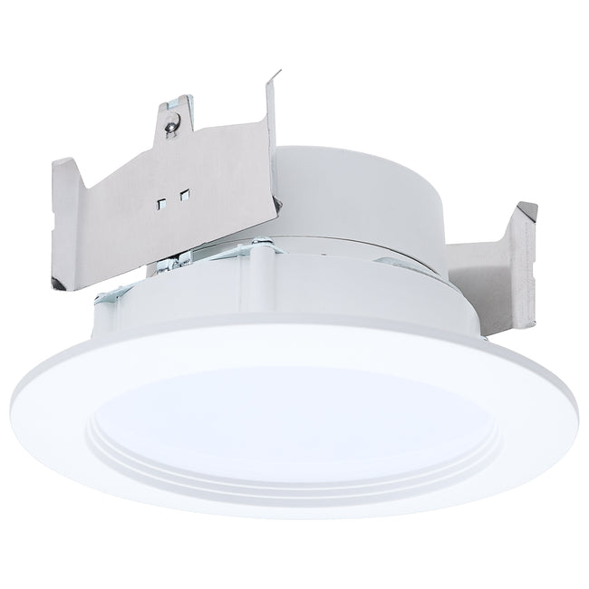 Satco LED Downlight Retrofit, Regressed Wafer, Round, CCT Selectable, 4 Inch / 8 Watt, 27K/30K/35K/40K/50K CCT, alternate view [Satco-S11891|CUSTOM|3]