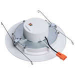 Satco LED Downlight Retrofit, Flat Wafer, Round, CCT Selectable, 6 Inch / 9.5 Watt, 27K/30K/35K/40K/50K CCT, alternate view [Satco-S11892|CUSTOM|1]