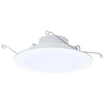 Satco LED Downlight Retrofit, Flat Wafer, Round, CCT Selectable, 6 Inch / 9.5 Watt, 27K/30K/35K/40K/50K CCT, alternate view [Satco-S11892|CUSTOM|3]