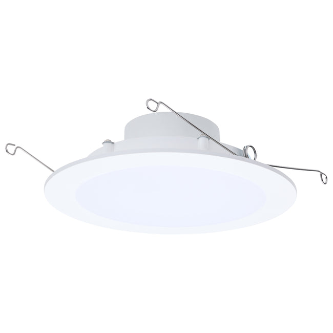 Satco LED Downlight Retrofit, Flat Wafer, Round, CCT Selectable, 6 Inch / 9.5 Watt, 27K/30K/35K/40K/50K CCT, alternate view [Satco-S11892|CUSTOM|3]