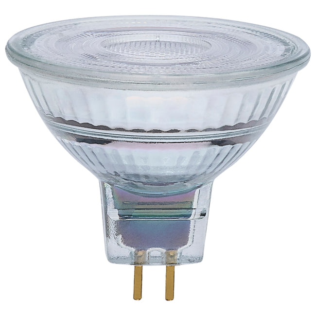 Satco 5.5W (50W Equivalent) MR16 Reflector LED Bulb, GU5.3 Base, 4000K, 90+ CRI, 15° Beam, Dimmable, Damp Rated, Clear with Clear Glass, alternate view [Satco-S12363|CUSTOM|1]