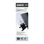 Satco 4W (40W Equivalent) CA11 Flame Tip LED Coil Filament Bulb, E26 Medium Base, 2700K, 93+ CRI, Dimmable, Wet Rated, Clear, alternate view [Satco-S12556|CUSTOM|2]