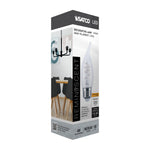 Satco 4W (40W Equivalent) CA11 Flame Tip LED Coil Filament Bulb, E26 Medium Base, 2700K, 93+ CRI, Dimmable, Wet Rated, Clear, alternate view [Satco-S12556|CUSTOM|6]