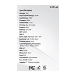 Satco 30W (200W Equivalent) Multi-Beam LED Bulb, E26 Medium Base, 5000K, 80+ CRI, Damp Rated, White with Frost Glass, alternate view [Satco-S13146|CUSTOM|3]