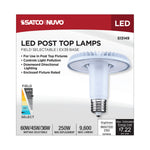 Satco 60/45/36W Corncob LED Bulb, EX39 Base, Selectable 3000K-5000K, 80+ CRI, IP65, Dimmable, Wet Rated, Clear with Translucent Glass, alternate view [Satco-S13149|CUSTOM|1]