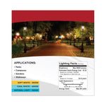 Satco 60/45/36W Corncob LED Bulb, EX39 Base, Selectable 3000K-5000K, 80+ CRI, IP65, Dimmable, Wet Rated, Clear with Translucent Glass, alternate view [Satco-S13149|CUSTOM|4]