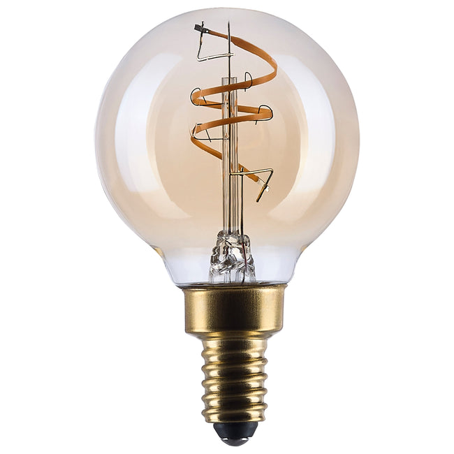 3.5 Watt (40 Watt Equivalent) E12 G16.5 300L 120V LED 2000k Light Bulb by Satco - 90+ [Satco-S14209|MAIN]