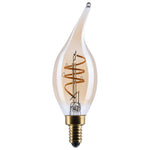 5.5 Watt (60 Watt Equivalent) E12 CA11 500L 120V LED 2000k Light Bulb by Satco - 90+ [Satco-S14221|MAIN]