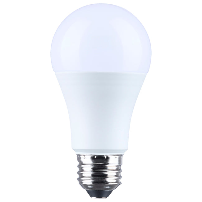 13.5 Watt (100 Watt Equivalent) E26d A19 1100L 120V LED 5000k Three Way Light Bulb by Satco - Frost with Frosted Glass, 80+ [Satco-S14395|MAIN]