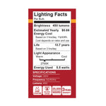 Satco 5.5W (40W Equivalent) A15 Standard LED Bulb, E17 Intermediate Base, 2700K, 80+ CRI, Shatter Resistant, Dimmable, Damp Rated, alternate view [Satco-S15204|CUSTOM|3]