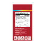 Satco 14W (100W Equivalent) A19 Standard LED Bulb, GU24 Base, Selectable 2700K-5000K, 90+ CRI, Shatter Resistant, Dimmable, Damp Rated, alternate view [Satco-S15225|CUSTOM|4]