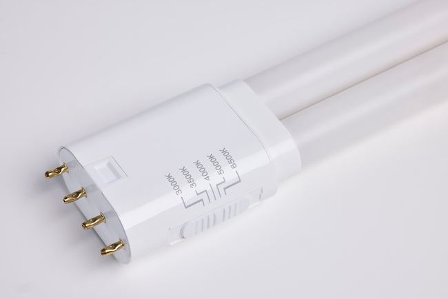 Satco 22W T5 LED Bulb, 2G11 Base, Selectable 3000K-6500K, 80+ CRI, Shatter Resistant, Dimmable, Damp Rated, Sold in Cases of 25, Frost, alternate view [Satco-S18419|CUSTOM|1]