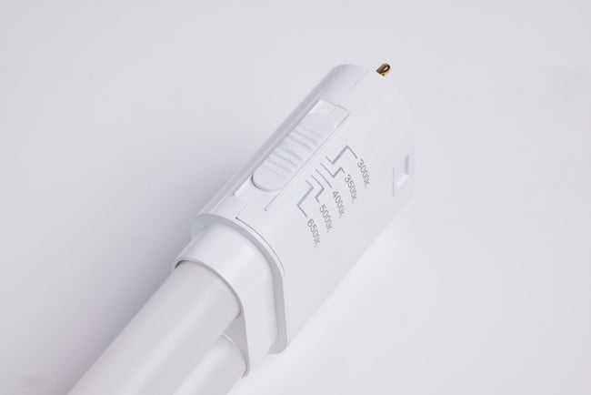 Satco 22W T5 LED Bulb, 2G11 Base, Selectable 3000K-6500K, 80+ CRI, Shatter Resistant, Dimmable, Damp Rated, Sold in Cases of 25, Frost, alternate view [Satco-S18419|CUSTOM|2]
