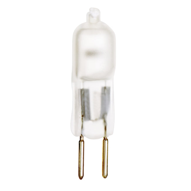 Satco 35W T4 Halogen Bulb, GY6.35 Base, 2900K, 100+ CRI, Dimmable, Damp Rated, 12V, Frost / Single (Box), alternate view [Satco-S1910|CUSTOM|1]