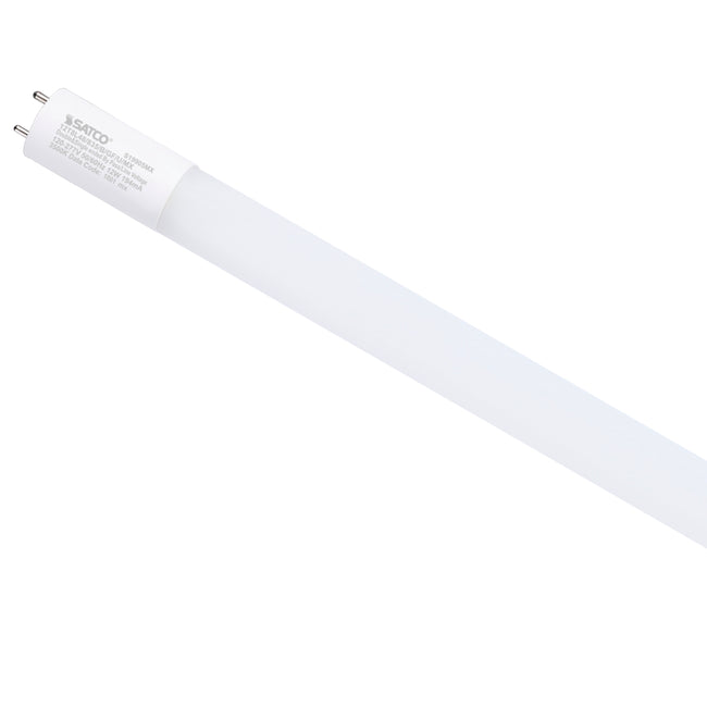 Satco 12W T8 LED Bulb, G13 Base, 3500K, 80+ CRI, Damp Rated, Sold in Cases of 25, Frost, alternate view [Satco-S19905MX|CUSTOM|1]
