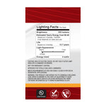 Satco 4W (40W Equivalent) G16.5 Globe LED Filament Bulb, E26 Medium Base, 2700K, 90+ CRI, Dimmable, Wet Rated, Single (Box), alternate view [Satco-S21215|CUSTOM|7]