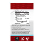 Satco 4W (40W Equivalent) G16.5 Globe LED Filament Bulb, E26 Medium Base, 4000K, 90+ CRI, Dimmable, Wet Rated, Clear and Clear Shade, alternate view [Satco-S21217|CUSTOM|6]