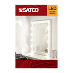 Satco 4.5W (40W Equivalent) G25 Globe LED Filament Bulb, E26 Medium Base, 2700K, 90+ CRI, Dimmable, Wet Rated, Clear / Single (Box), alternate view [Satco-S21226|CUSTOM|4]