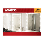 Satco 4.5W (40W Equivalent) G25 Globe LED Filament Bulb, E26 Medium Base, 2700K, 90+ CRI, Dimmable, Wet Rated, Clear / 2-Pack (Box), alternate view [Satco-S21242|CUSTOM|3]