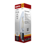 Satco 5.5W (60W Equivalent) B11 Torpedo LED Filament Bulb, E26 Medium Base, 2700K, 90+ CRI, Dimmable, Wet Rated, Clear / Single (Box), alternate view [Satco-S21290|CUSTOM|8]
