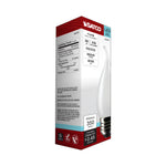 Satco 4W (40W Equivalent) CA10 Flame Tip LED Filament Bulb, E26 Medium Base, 4000K, 90+ CRI, Dimmable, Wet Rated, Frost, alternate view [Satco-S21317|CUSTOM|1]