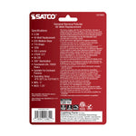 Satco 5.5W (40W Equivalent) T10 Tubular LED Filament Bulb, E26 Medium Base, 2700K, 90+ CRI, Dimmable, Wet Rated, 2-Pack (Carded), alternate view [Satco-S21862|CUSTOM|2]