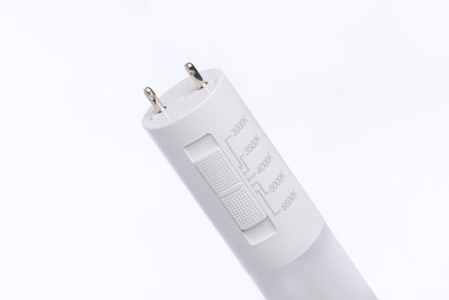 Satco 14W T8 LED Bulb, G13 Base, Selectable 3000K-6500K, 80+ CRI, Damp Rated, Sold in Cases of 25, Frost, alternate view [Satco-S21923|CUSTOM|2]