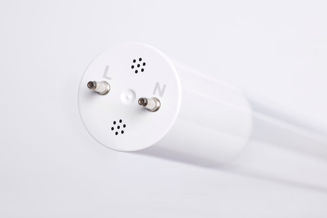 Satco 14W T8 LED Bulb, G13 Base, Selectable 3000K-6500K, 80+ CRI, Damp Rated, Sold in Cases of 25, Frost, alternate view [Satco-S21923|CUSTOM|3]