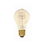 Satco 25W A19 Vintage Quad Loop Incandescent Bulb, E26 Medium Base, 2700K, 100+ CRI, Dimmable, alternate view [Satco-S2411|CUSTOM|1]