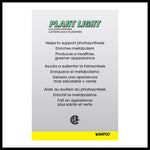 Satco 50W R20 Incandescent Bulb, E26 Medium Base, Dimmable, 120V, Blue with Grow Glass, alternate view [Satco-S2850|CUSTOM|4]