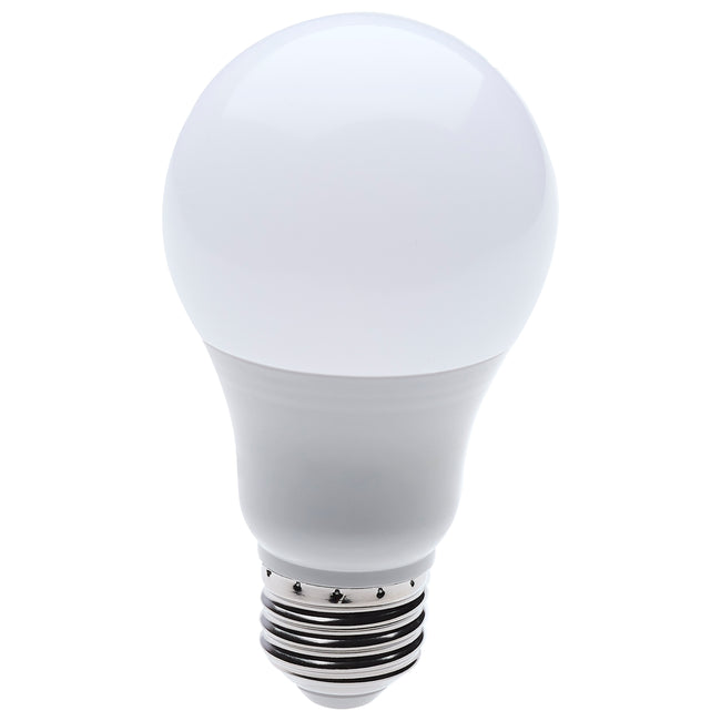 Satco 10W (60W Equivalent) A19 Standard LED Bulb, E26 Medium Base, 4000K, 90+ CRI, Damp Rated, Frost with Frost Glass, alternate view [Satco-S28562|CUSTOM|2]