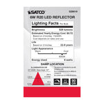 Satco 6W (45W Equivalent) R20 LED Bulb, E26 Medium Base, 5000K, 90+ CRI, 107° Beam, Dimmable, Damp Rated, alternate view [Satco-S28619|CUSTOM|4]