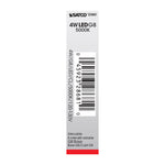 Satco 4W (25W Equivalent) T4 LED Bulb, G8 Base, 5000K, 80+ CRI, Dimmable, Damp Rated, alternate view [Satco-S28681|CUSTOM|4]