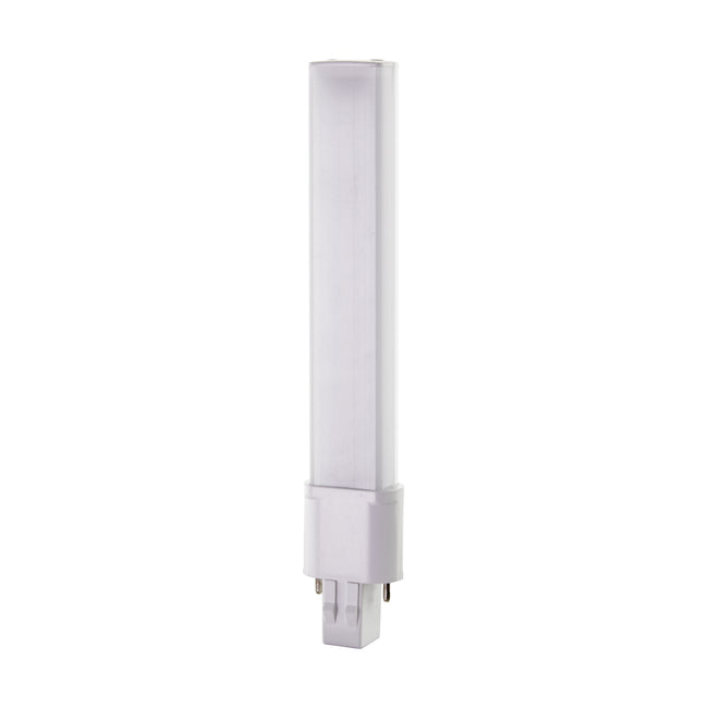 Satco 6W (40W Equivalent) PL LED Bulb, GX23 Base, 4000K, 80+ CRI, Damp Rated, alternate view [Satco-S28728|CUSTOM|1]