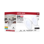 Satco LED Downlight Retrofit, 120V, 2 Pack, 5-6 Inch / 12 Watt, alternate view [Satco-S29599|CUSTOM|5]
