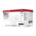 Satco LED Downlight Retrofit, 120V, 2 Pack, 5-6 Inch / 12 Watt, alternate view [Satco-S29599|CUSTOM|6]