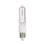 Satco 250W T4.5 Halogen Bulb, E11 Mini-Candelabra Base, 2900K, 100+ CRI, Dimmable, Dry Rated, alternate view [Satco-S3109|CUSTOM|1]