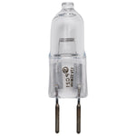 Satco 35W T4 Halogen Bulb, GY6.35 Base, 2900K, 100+ CRI, Dimmable, Damp Rated, 12V, Clear / Single (Carded), alternate view [Satco-S3469|CUSTOM|1]