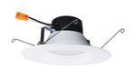 Satco LED Downlight Retrofit, 120V, Dimmable, 5 Inch 6 Inch / White / 13.5 Watt, 2700K, alternate view [Satco-S39740|CUSTOM|1]
