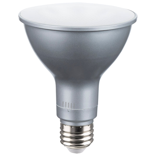 15 Watt (100 Watt Equivalent) E26 PAR30LN 1800L 120V LED 2700k Light Bulb by Satco - 90+ [Satco-S39764|MAIN]
