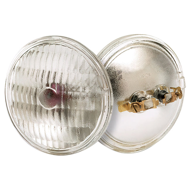 Satco 8W PAR36 Halogen Bulb, MP2 Base, Clear with Clear Glass, alternate view [Satco-S4326|CUSTOM|1]