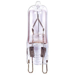 Satco 20W T4 Halogen Bulb, G9 Base, 2900K, 100+ CRI, Dimmable, Damp Rated, Clear with Clear Glass, alternate view [Satco-S4614|CUSTOM|1]
