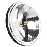 Satco 35W AR111 Halogen Bulb, G53 Base, 2900K, 100+ CRI, 8° Beam, Dimmable, Clear with Clear Glass, alternate view [Satco-S4686|CUSTOM|1]
